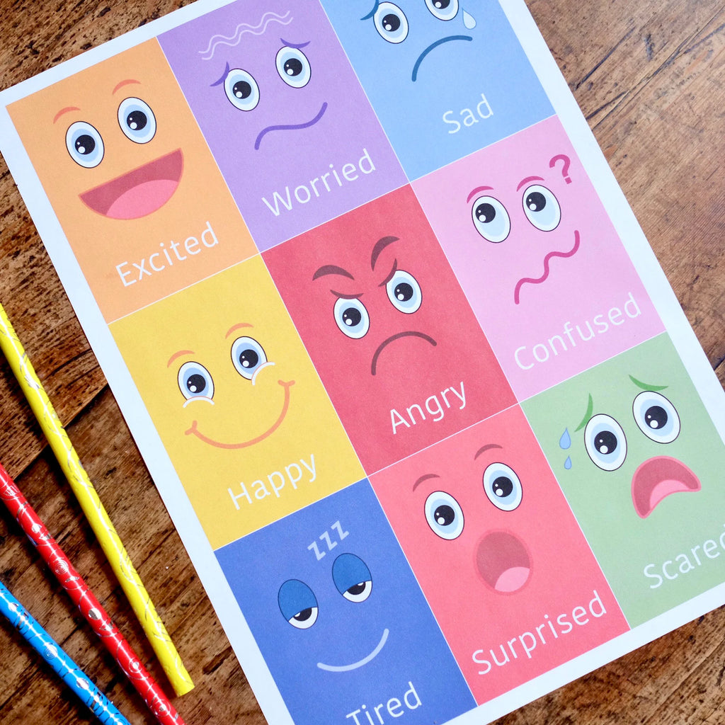 Emotion Cards - Printable Digital Download