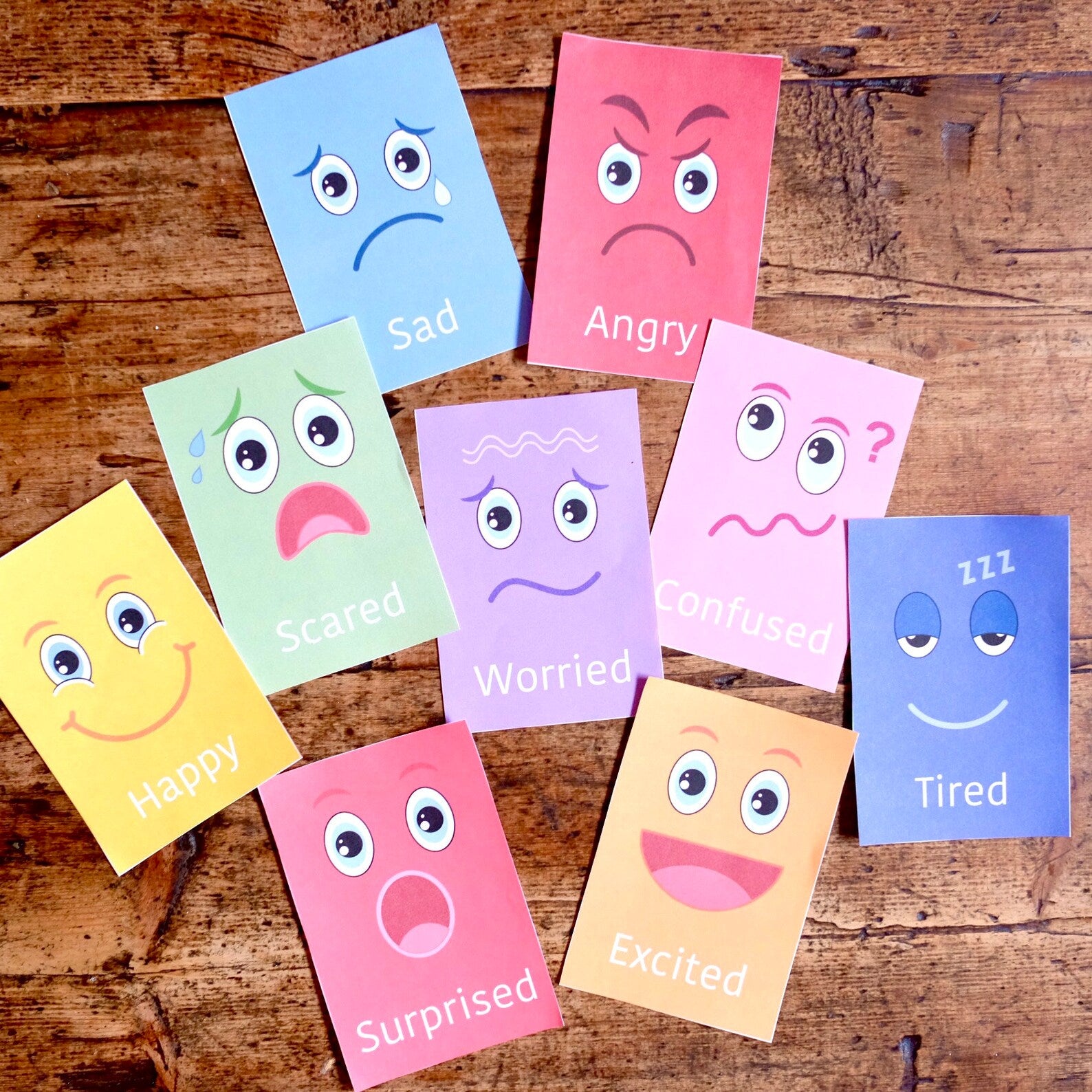 Emotion Cards - Printable Digital Download